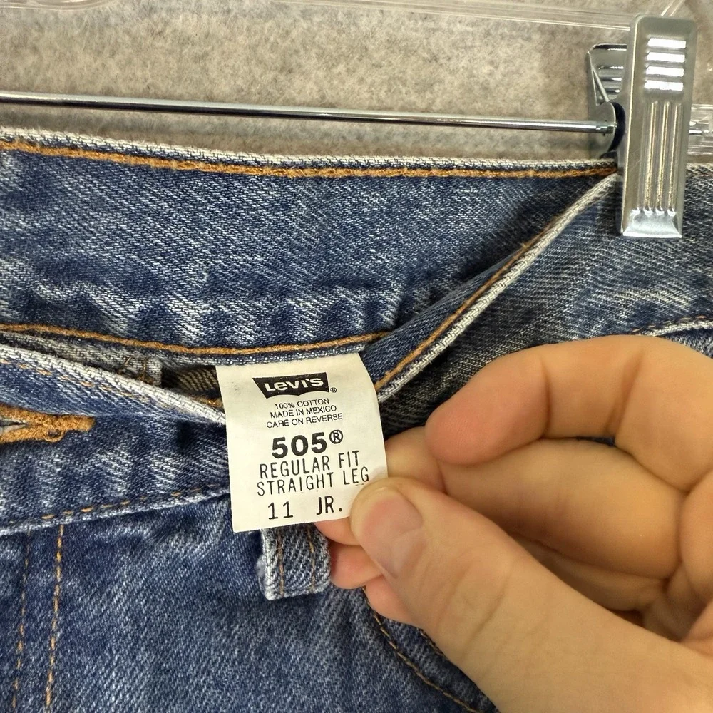 Vintage levis 505 jeans 30x30 denim‎ pants regular fit straight leg